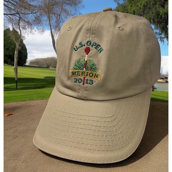 NEW US Open 2013 Merion Golf Hat Cap Strap Back Adjustable USGA Philadelphia - Picture 1 of 3